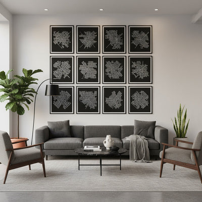 15 Stunning City Map Posters That Transform Any Room