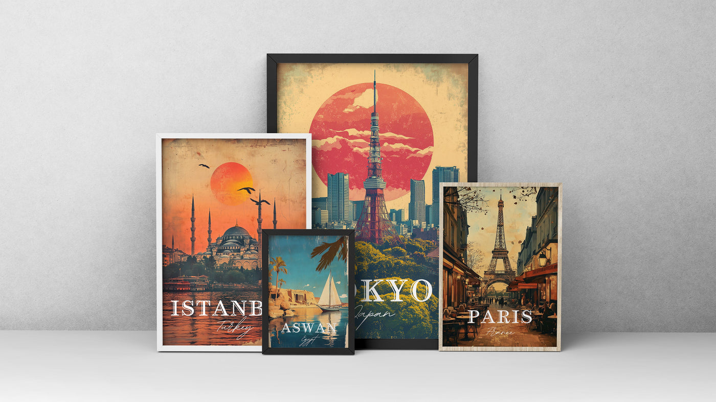 Vintage Travel Destination Posters