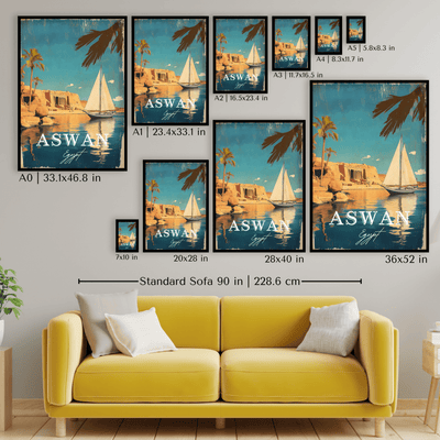 Aswan, Egypt - Timeless Elegance - Travel Destinations Poster