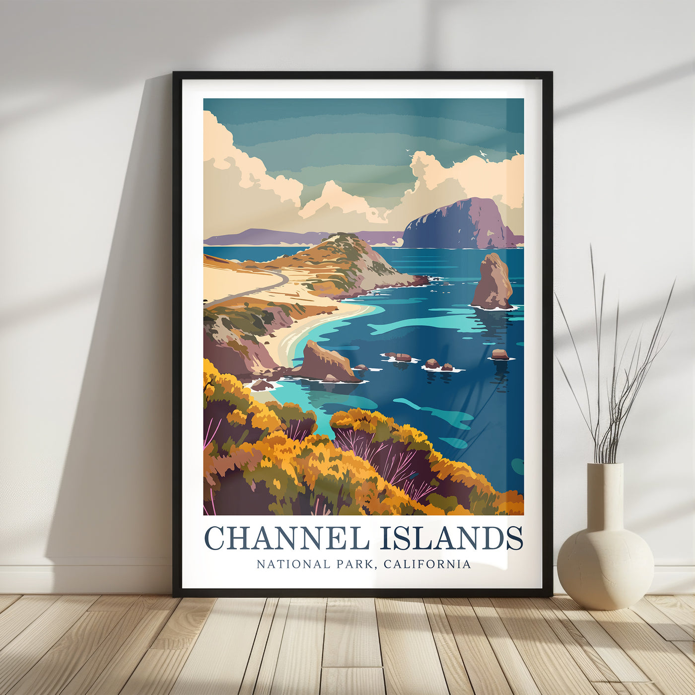Channel Islands National Park Poster - Vintage Coastal Wall Art - Wanderlust Posters