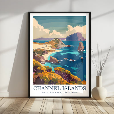 Channel Islands National Park Poster - Vintage Coastal Wall Art - Wanderlust Posters