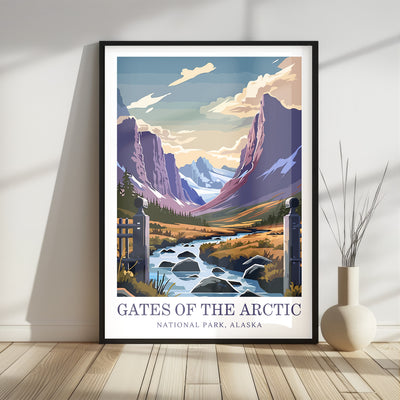 Gates of the Arctic National Park Poster – Alaska Wilderness Print - Wanderlust Posters