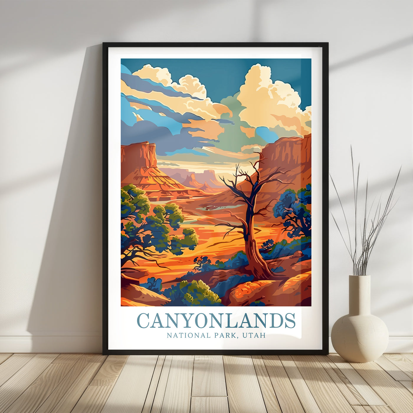 Canyonlands National Park Poster - Retro Scenic Wall Art - Wanderlust Posters