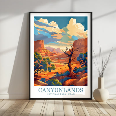 Canyonlands National Park Poster - Retro Scenic Wall Art - Wanderlust Posters