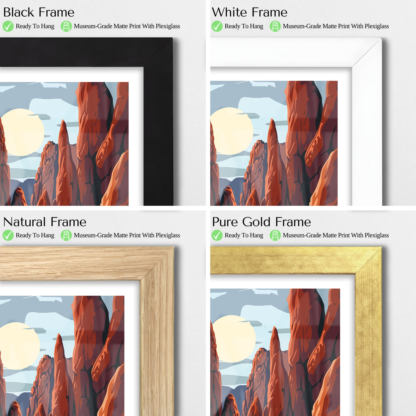 Pinnacles National Park Poster – Vintage California Rock Formations Wall Art - Wanderlust Posters