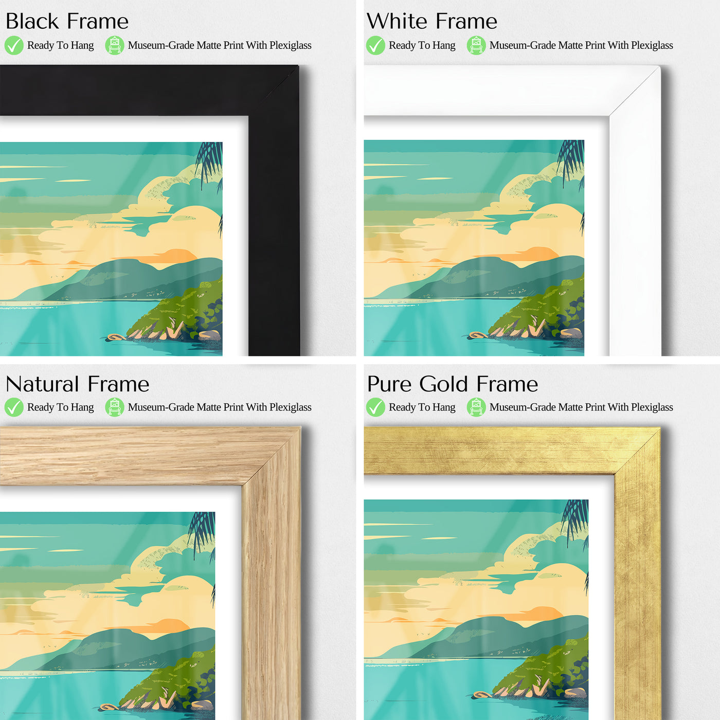 Virgin Islands National Park Poster – Tropical Beach Vintage Print - Wanderlust Posters