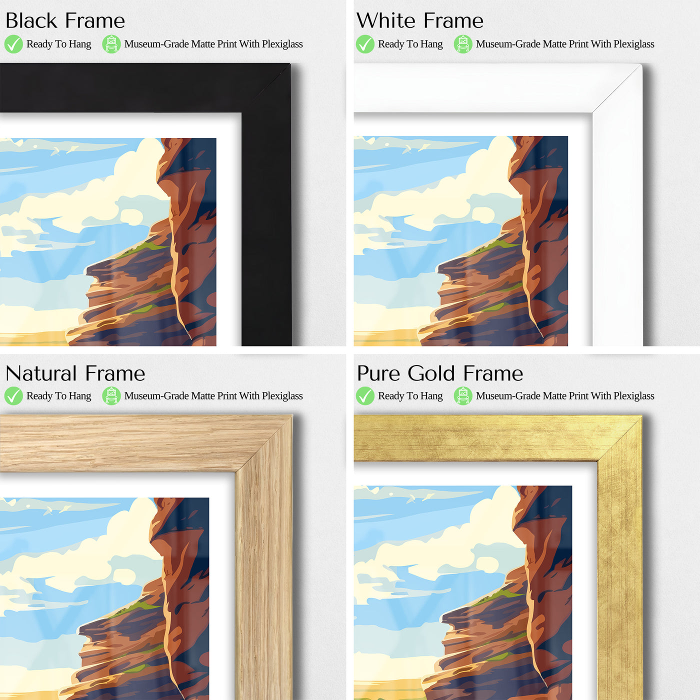 Wind Cave National Park Poster – Retro South Dakota Landscape - Wanderlust Posters