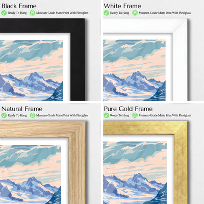 Glacier Bay National Park Poster – Vintage Alaska Wall Art Print - Wanderlust Posters