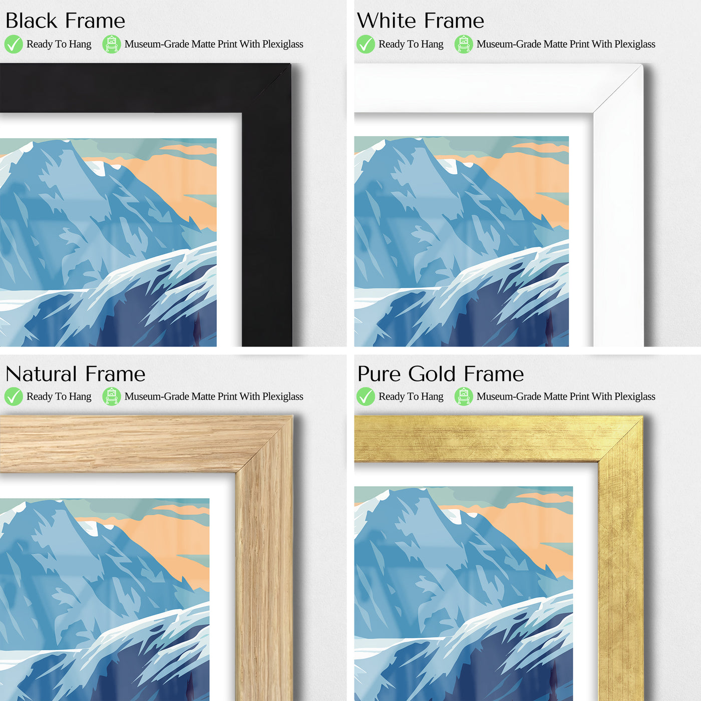 Wrangell–St. Elias National Park Poster – Alaska Glacier Print - Wanderlust Posters