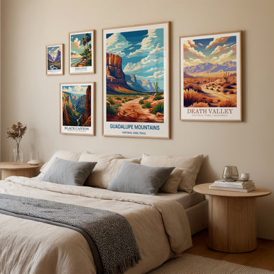 Guadalupe Mountains National Park Poster – Vintage-Style Texas Wall Art Print - Wanderlust Posters