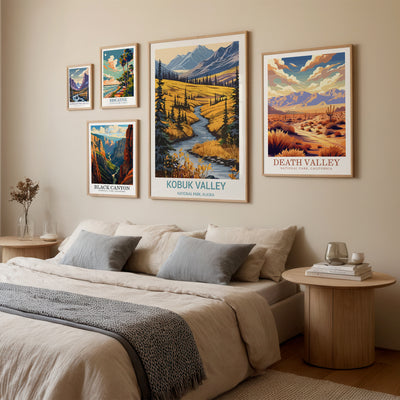 Kobuk Valley National Park Poster – Remote Alaska Tundra Vintage Art - Wanderlust Posters