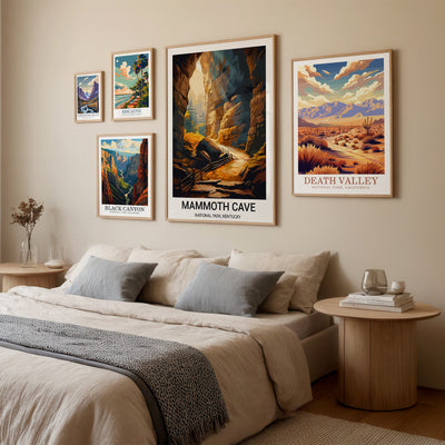 Mammoth Cave National Park Poster – Vintage Kentucky Cave Wall Art - Wanderlust Posters