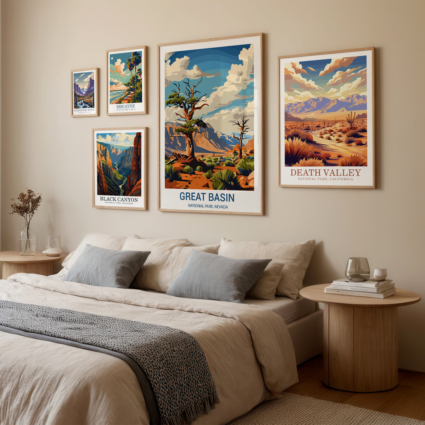 Great Basin National Park Poster – Retro Nevada Desert Wall Art Print - Wanderlust Posters