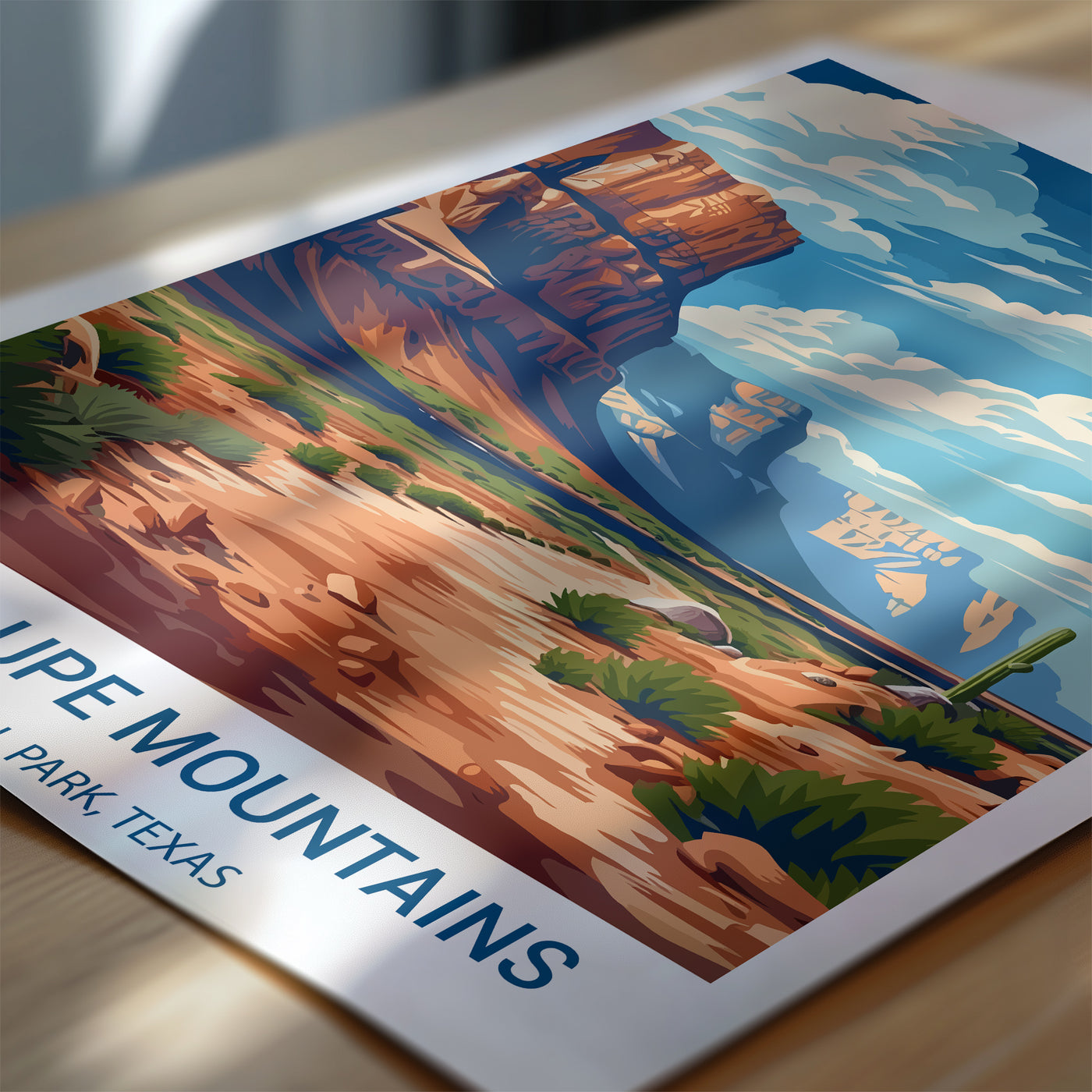 Guadalupe Mountains National Park Poster – Vintage-Style Texas Wall Art Print - Wanderlust Posters