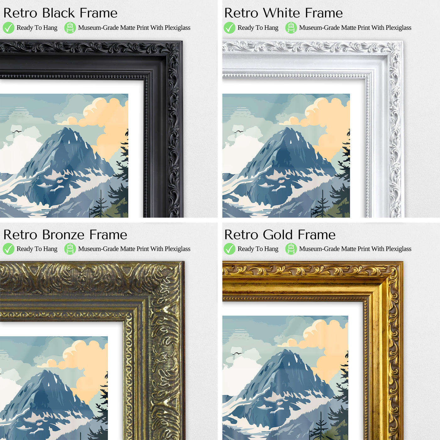 North Cascades National Park Poster – Vintage Alpine Wilderness Wall Art - Wanderlust Posters