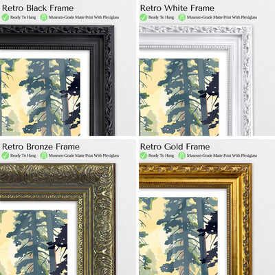 Sequoia National Park Poster – Giant Redwood Trees Print - Wanderlust Posters
