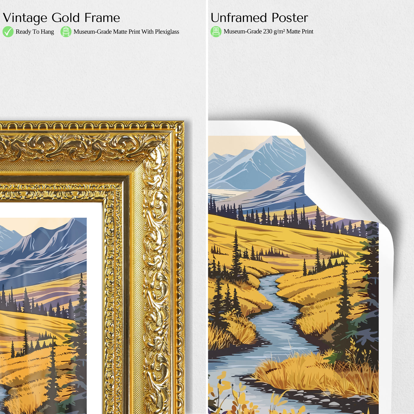 Kobuk Valley National Park Poster – Remote Alaska Tundra Vintage Art - Wanderlust Posters