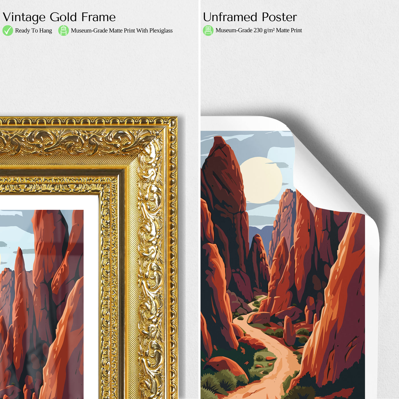 Pinnacles National Park Poster – Vintage California Rock Formations Wall Art - Wanderlust Posters