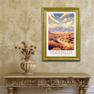 Death Valley National Park Poster – Desert Sunset Art Print - Wanderlust Posters