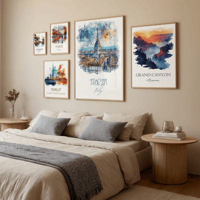 Turin Italy Skyline - An Italian Masterpiece - Travel Destinations Poster