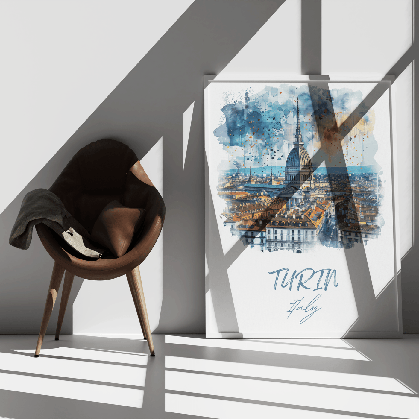 Turin Italy Skyline - An Italian Masterpiece - Travel Destinations Poster