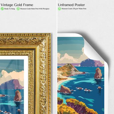 Channel Islands National Park Poster - Vintage Coastal Wall Art - Wanderlust Posters