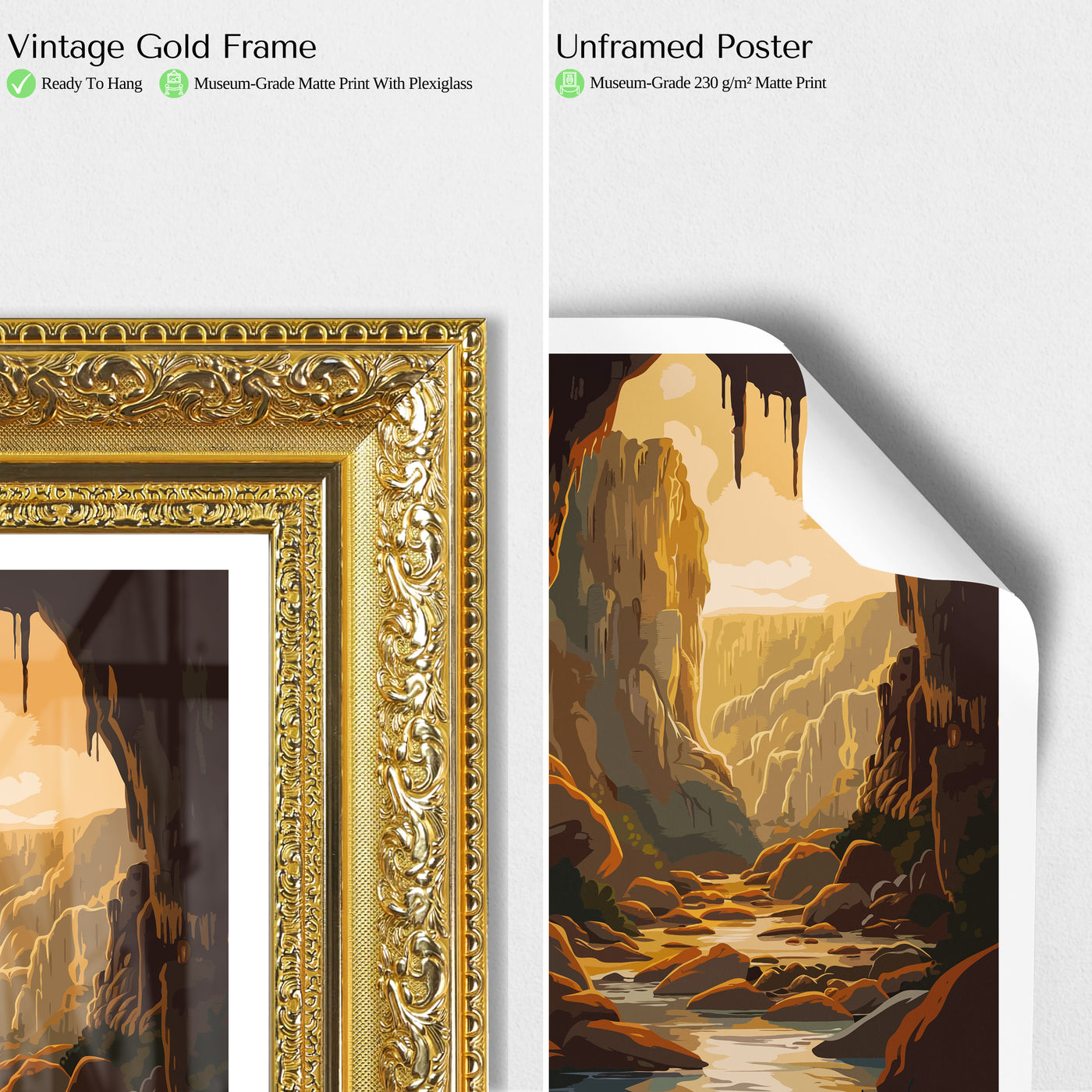 Carlsbad Caverns National Park Poster – Vintage Wall Art Print - Wanderlust Posters