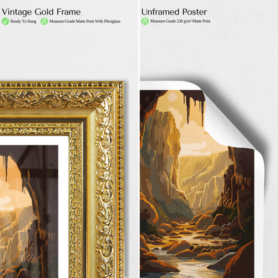 Carlsbad Caverns National Park Poster – Vintage Wall Art Print - Wanderlust Posters