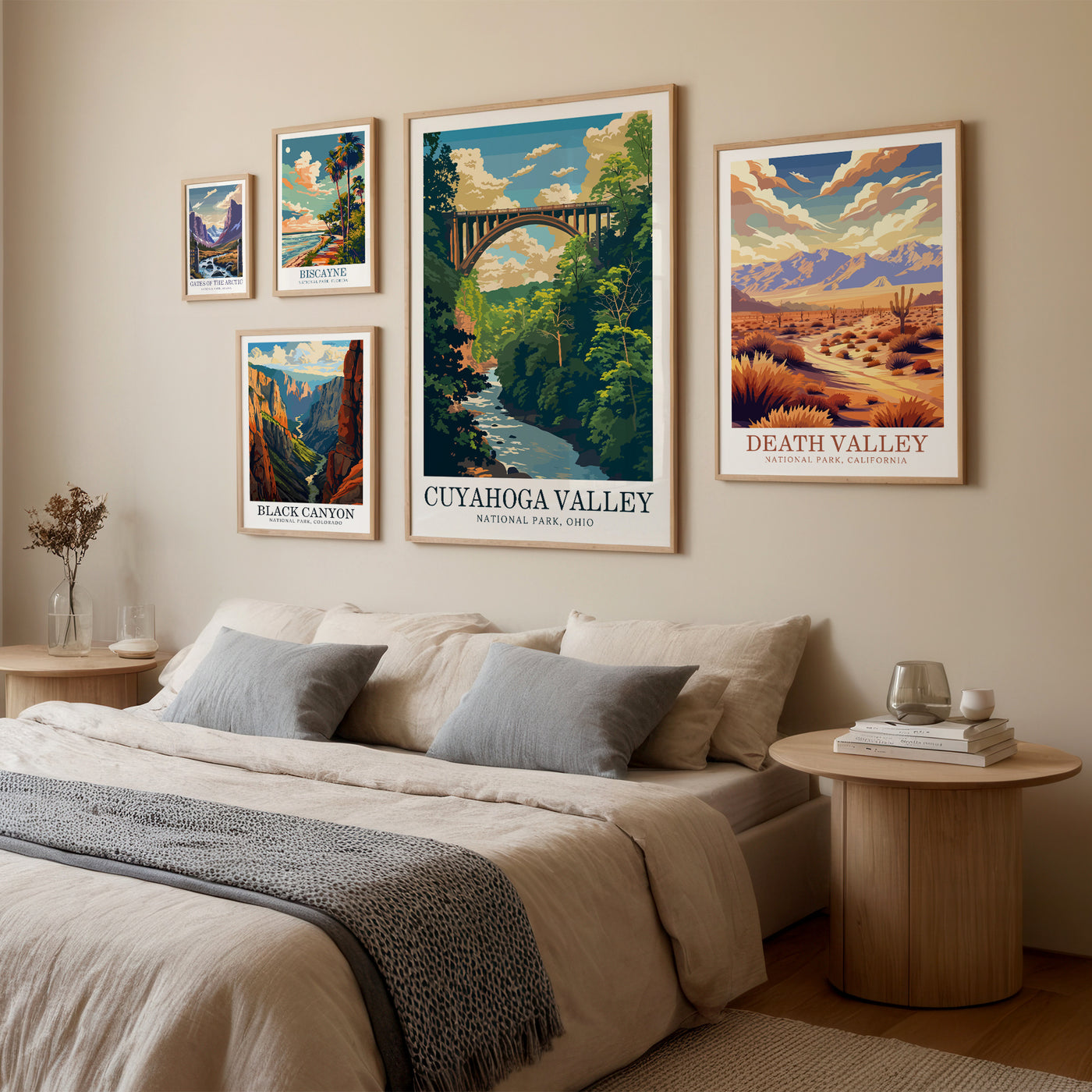 Cuyahoga Valley National Park Poster – Retro Landscape Print - Wanderlust Posters