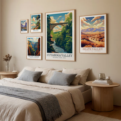 Cuyahoga Valley National Park Poster – Retro Landscape Print - Wanderlust Posters