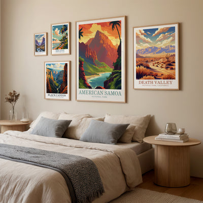 American Samoa National Park Poster - Retro Island Wall Art Print - Wanderlust Posters