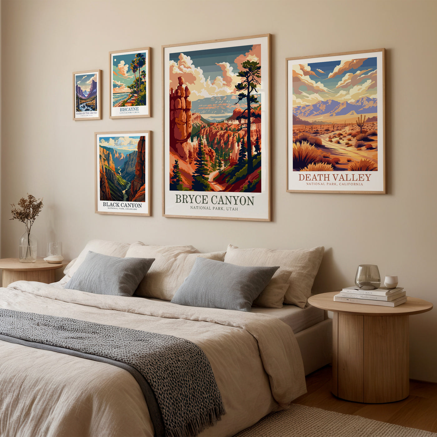 Bryce Canyon National Park Poster - Vintage Hoodoo Art Print - Wanderlust Posters