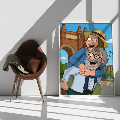 Custom Cartoon Portraits – Choose from 6 Styles or Create Your Own