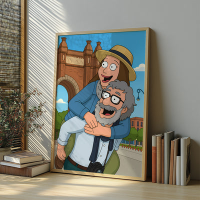 Custom Cartoon Portraits – Choose from 6 Styles or Create Your Own