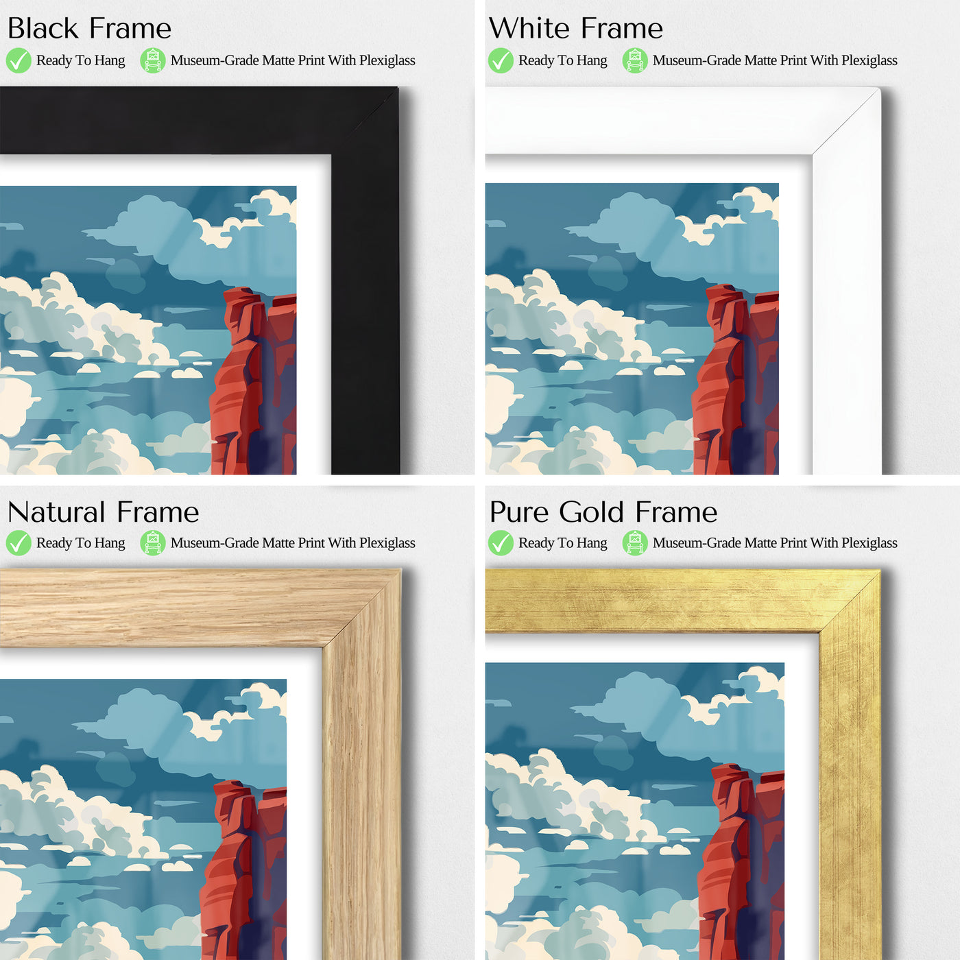 Capitol Reef National Park Poster - Vintage Roadscape Art - Wanderlust Posters