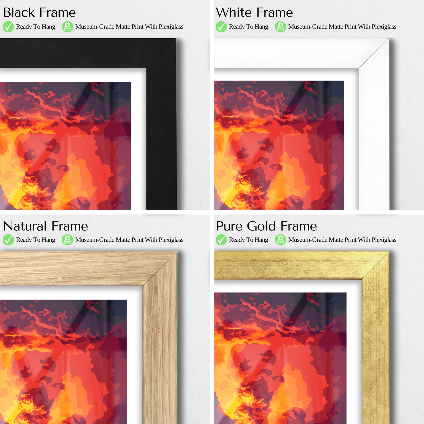 Hawai’i Volcanoes National Park Poster – Eruption Wall Art Print - Wanderlust Posters