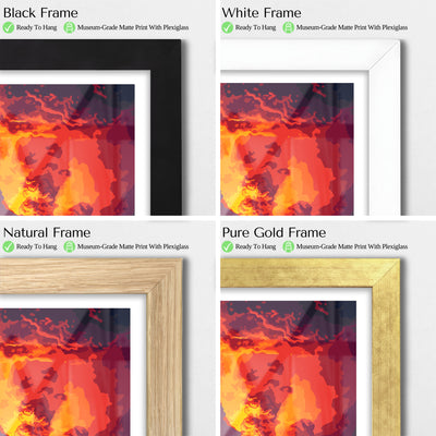 Hawai’i Volcanoes National Park Poster – Eruption Wall Art Print - Wanderlust Posters