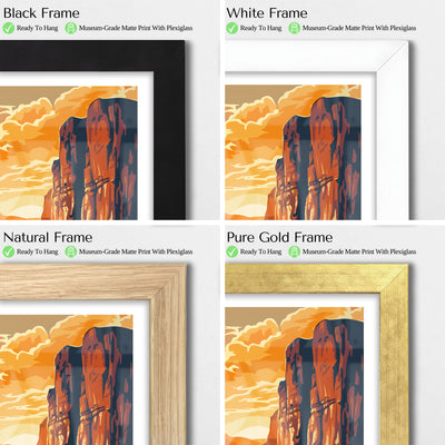Big Bend National Park Poster - Sunset Desert Wall Art - Wanderlust Posters