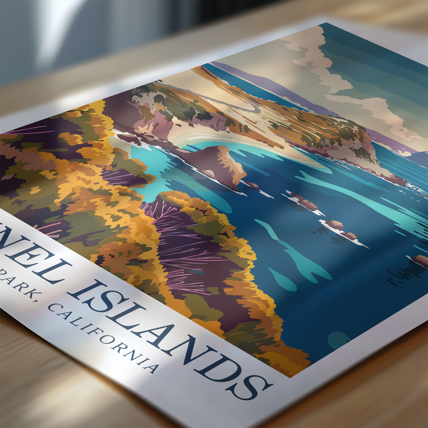 Channel Islands National Park Poster - Vintage Coastal Wall Art - Wanderlust Posters