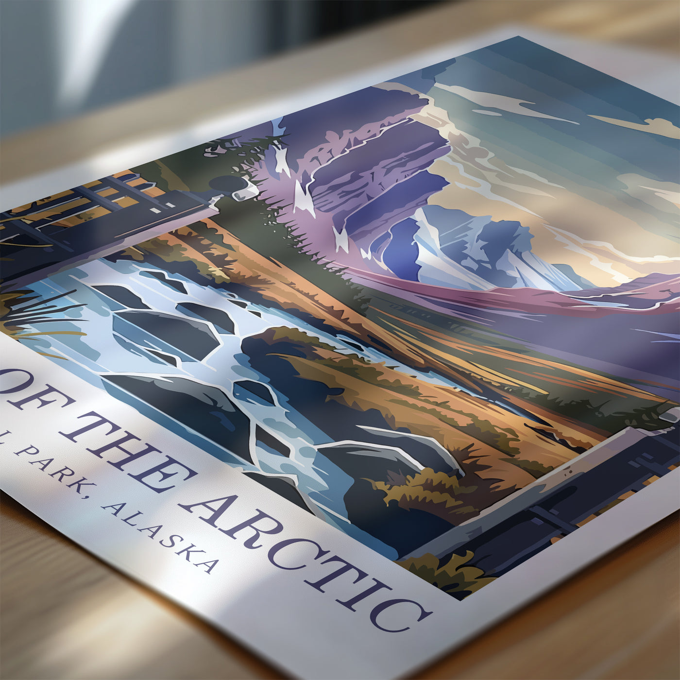 Gates of the Arctic National Park Poster – Alaska Wilderness Print - Wanderlust Posters