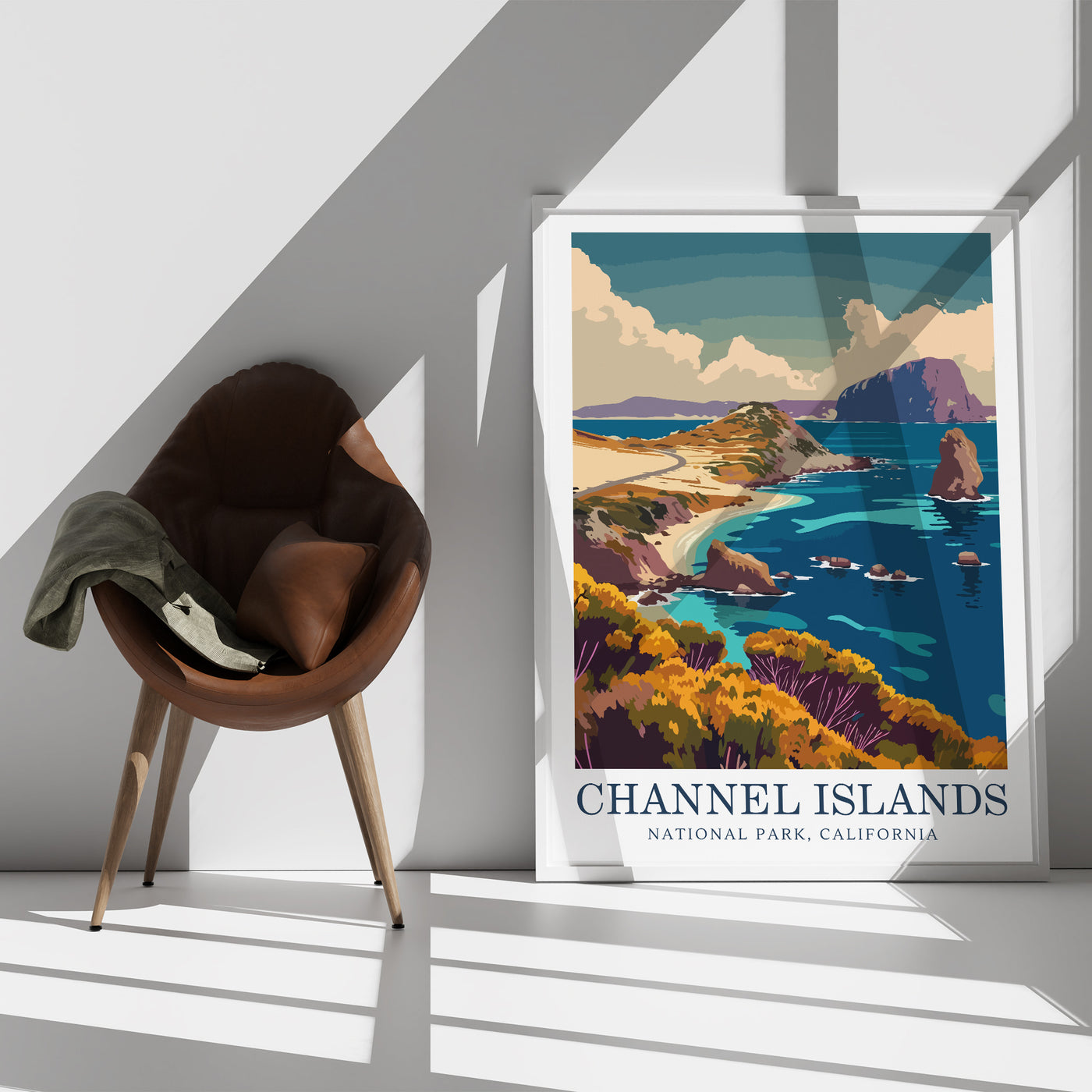 Channel Islands National Park Poster - Vintage Coastal Wall Art - Wanderlust Posters