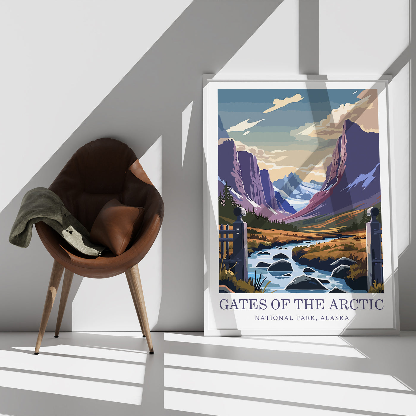 Gates of the Arctic National Park Poster – Alaska Wilderness Print - Wanderlust Posters
