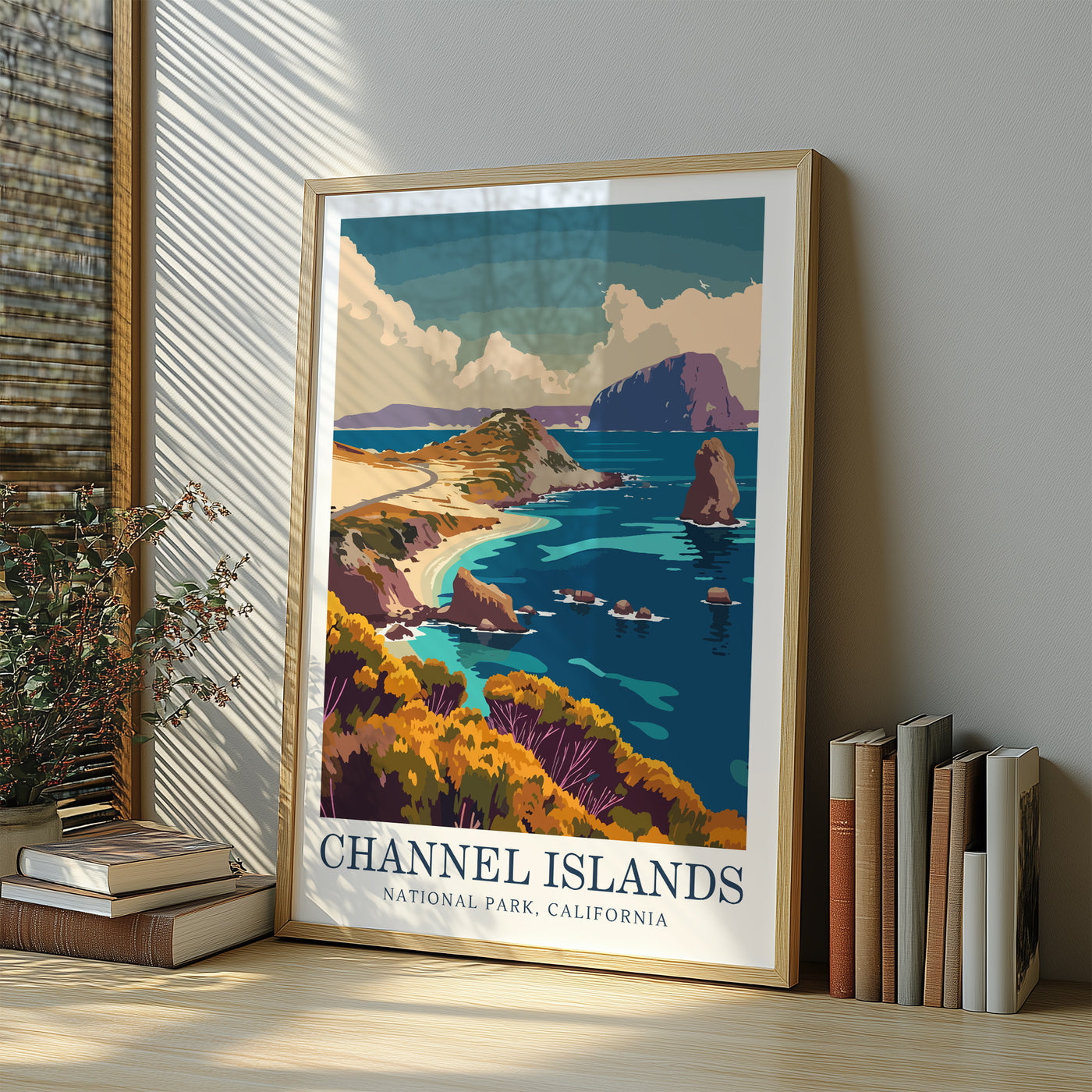 Channel Islands National Park Poster - Vintage Coastal Wall Art - Wanderlust Posters