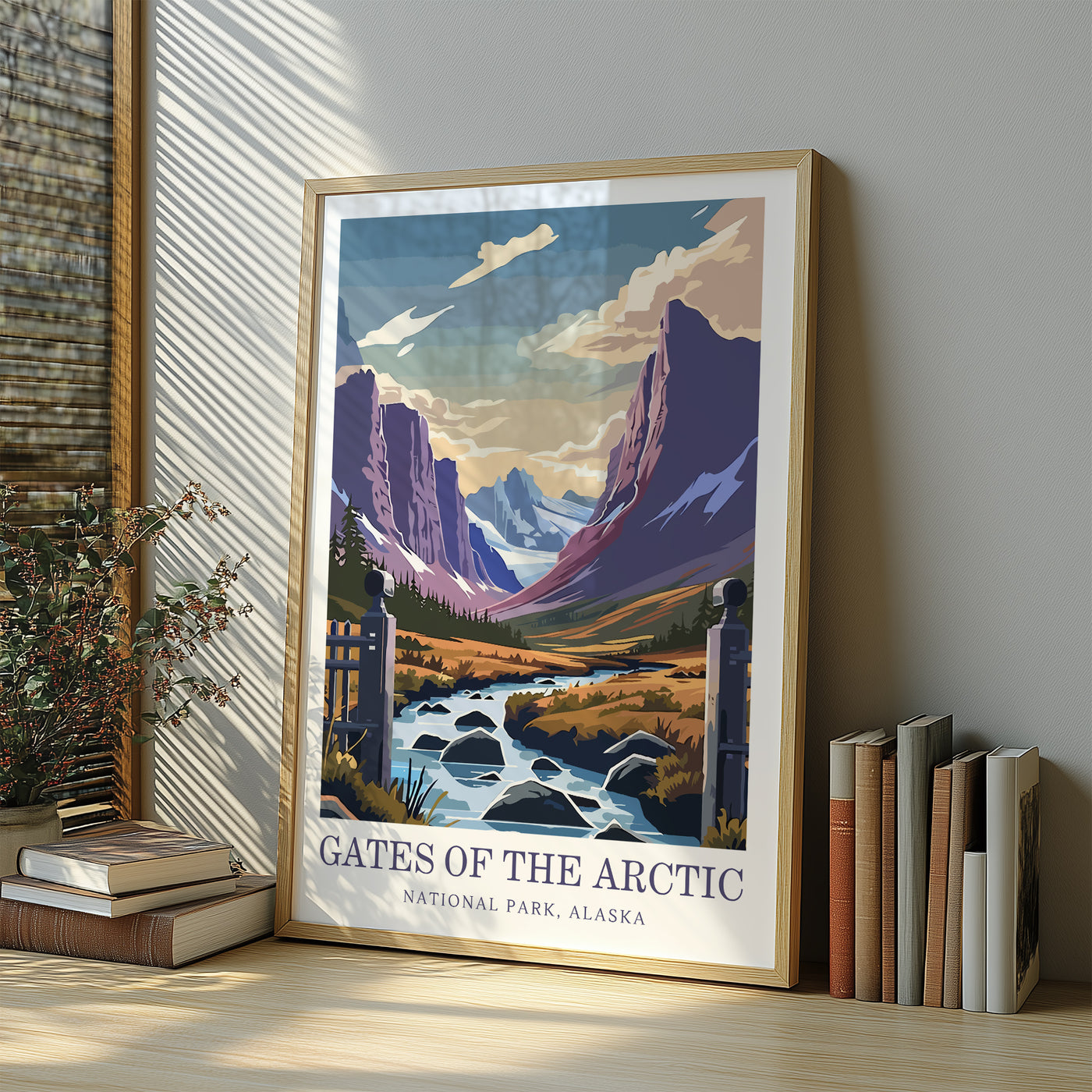 Gates of the Arctic National Park Poster – Alaska Wilderness Print - Wanderlust Posters